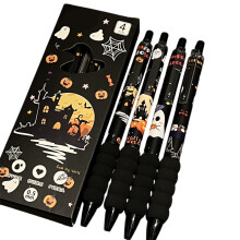 4 Divisions Fluorescent Cream Toner Pencils Halloween Plan Thin Permanent Plastic