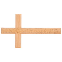 Kruis Wanddecor Beige Compact Kerk Kerstsieraad