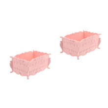 2Pièces Bain Hamster En Rose Stable Pour Petits Animaux