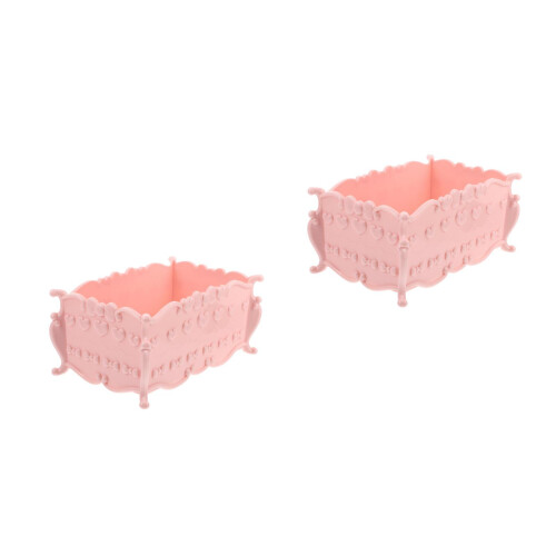 2Pièces Bain Hamster En Rose Stable Pour Petits Animaux