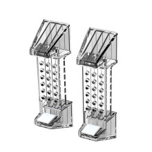 2pcs Console Dock Stand Support Bracket for NS2 Game Console Base Holder Clear