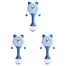 3Pièces Hochet Bébé Tambour Jouet Motricité Enfant