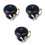 3Pièces Mini Noire Durable Son Fort Accessoires 1