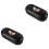 2Pièces Étui Lunettes Multi-Usage PU Noir Résistant Voyage 1