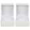 2Pièces Étui Rangement En PU Et Flanelle 1