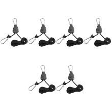 6Pièces Câbles Lifting Pour Jardinage Crochet Poulie Noir