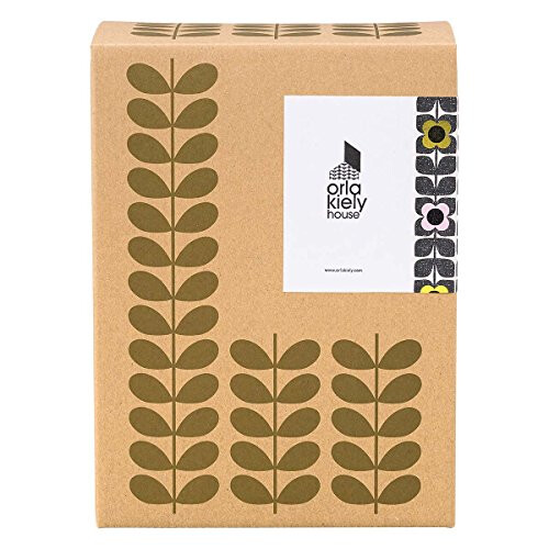 Orla Kiely Scribble Square Flower Enamel Kettle 2