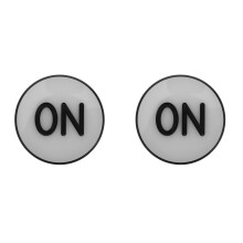 2Pièces Boutons Dés On/off Pour Tables De Jeux