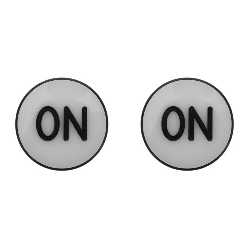 2Pièces Boutons Dés On/off Pour Tables De Jeux