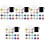 5Ensembles Accessoires Verres Vin Identifiants Réutilisables Colorés 1