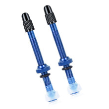 Leak Proof Bike Tire Valves For Enthusiasts Ensuring Safe Cycling Experience 2x Blue