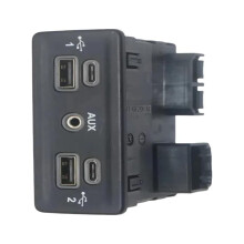 Plugs Play Car Stereo Adapter USB Input Replaces 68289202AD for Automotives
