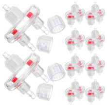10St Transparante Plastic Aquarium Terugslagklep Visvijver Buiten