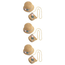 3Ensembles Accessoires Sac À Main Chapeau Kaki
