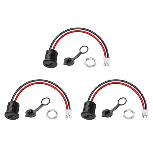Type C Female 2.0 Terminal Dustproof Waterproof Nut Connection Component