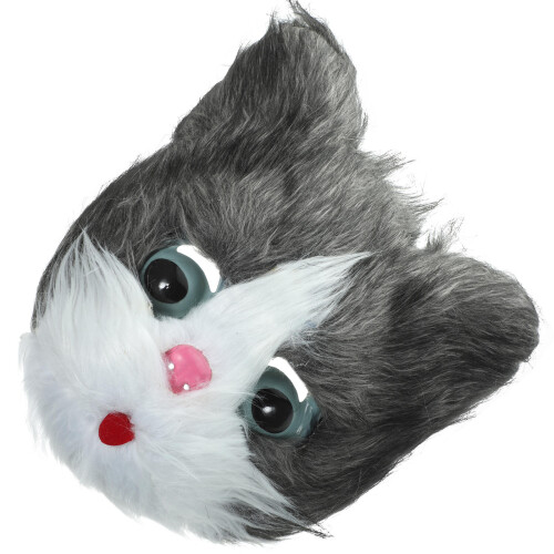 1Cosplay Kattenmasker Donkergrijs Maskerade Accessoires