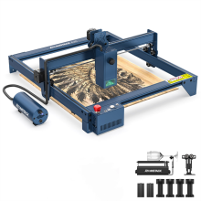 ATOMSTACK A20 Laserschneid- und Gravurmaschine mit R3 Pro Rotary Roller und Luftunterstützungssystem 20 W Laserleistung App-Steuerung 0. 05 mm d