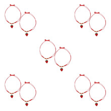 10Pièces Bracelets Ajustables Corde Tressée Femme