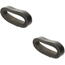 2Roules Bandes Cuir Noir Pour Artisanat Accessoires