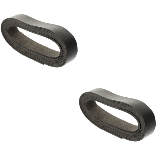 2Roules Bandes Cuir Noir Pour Artisanat Accessoires