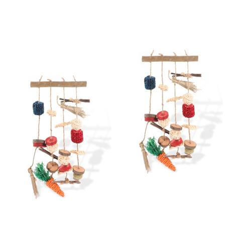 2Pièces Mordeurs Hamster Multicolores Pour Rongeurs