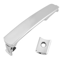 PoignéE de Porte ExtéRieure avec Trou de Serrure pour FX35 FX45 Murano Rogue 82646-CA000 80640-CA012 CôTé Avant Gauche