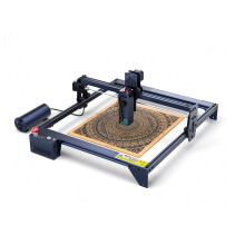 VIOLEWORKS A5 M50 Lasermaschine für Holz Acryl und Metall Lasergravur- und Schneidemaschine mit Luftpumpe