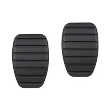 2Pièces Revêtement Pédale Caoutchouc Noir Pour Décoration Auto