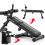 Verstelbare Sit - up Bank AB Plat Hellend Afdalend Buikspiertraining Crunch 1