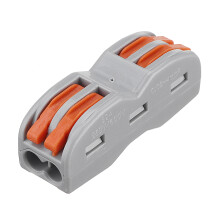 2Pin Draad Docking Connector Terminaalblok Universeel Snelle Terminalblok SPL-2 Elektrische Kabel Draad Connector Terminaal Butt Joint Kabel Conn