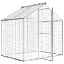 Freiluftvoliere Aluminium 70. 1"x48"x76. 4"