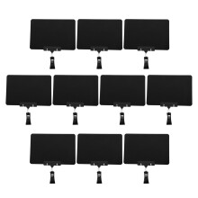 10Sets Dubbele Clip Mini Schoolbordbordjes PVC Reinigbaar Voor