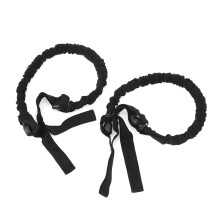 1 Paio di Ruote Addominali con Corda di Trazione Ausiliaria Elastico per Slimming Fitness