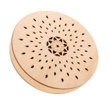 Serene Regen Trommel Geluid Instrument Voor Beige