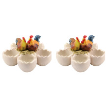 2Pièces Cache-Pots En Résine Multicolores Pour Succulentes Cactus