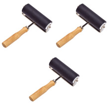 3Pièces Rouleaux Argile Noir Bois Alliage Pour Artisanat
