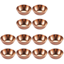 12Pièces Bols À Assaisonnement Rose Gold Pour Maison Restaurant