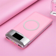 Bakeey DIY Powerbank Case 10000mAh Draadloze Oplader LCD Digitale Weergave Snelladen Powerbank Kit Voor iPhone XS11Pro Xiaomi Mi10 Redmi Note 9S