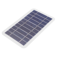 5V 400mA Zonnepaneel 2W Uitgang USB Draagbaar Zonne-systeem voor Mobiele Telefoon Opladers