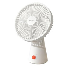 Xiaomi Rechargeable Mini Fan, 2-in-1 dual use handheld & desktop fan, 18.5h long endurance battery, Low noise, Brushless DC motor, 4 wind speeds, 7