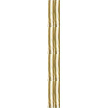 80Pcs Car Interior Air Vent Trim Strips Golden ABS Decorative Moldings