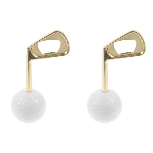 2Pièces Ouvre-Bouteilles Golf Forme Unique Métal Usage