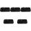 5Ensembles Porte- Silicone Noir Drainage Rapide Pour Cuisine 1