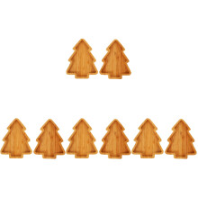 8St Bamboe Kerstboom Schaaltjes Lichtbruin Voor En Snoepjes