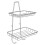 3Pièces Porte- Double Usage Vis Lavabo Douche Argenté 1