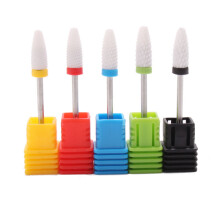 Fresa per unghie in ceramica 3/32 punte per fresa in carburo forma a cono