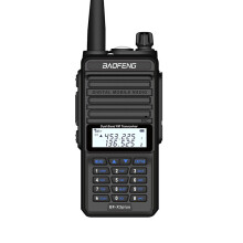 BAOFENG X3 Plus 18W Walkie Talkie 20 KM Radio Tri-banda Impermeabile UHF/VHF 9500mah Trasmettitore 76-108MHz Trasmettitore Radio Arancione