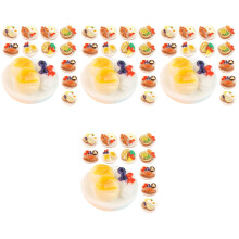 48St Miniatuur Voedsel Props Kleurrijk En Levendig Resin Decoratie