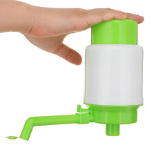 Dispenser d'acqua a pompa manual per bottiglie attrezzo per bere da campeggio.