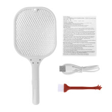 Racchetta electric Zapper per Insetti con Luce LED USB per Mosche e Zanzare